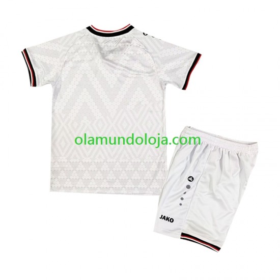 Camisola Iraque Criança Equipamento Segundo 2026-2027 Manga Curta